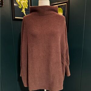 Purple Free People Ottoman Slouchy tunic